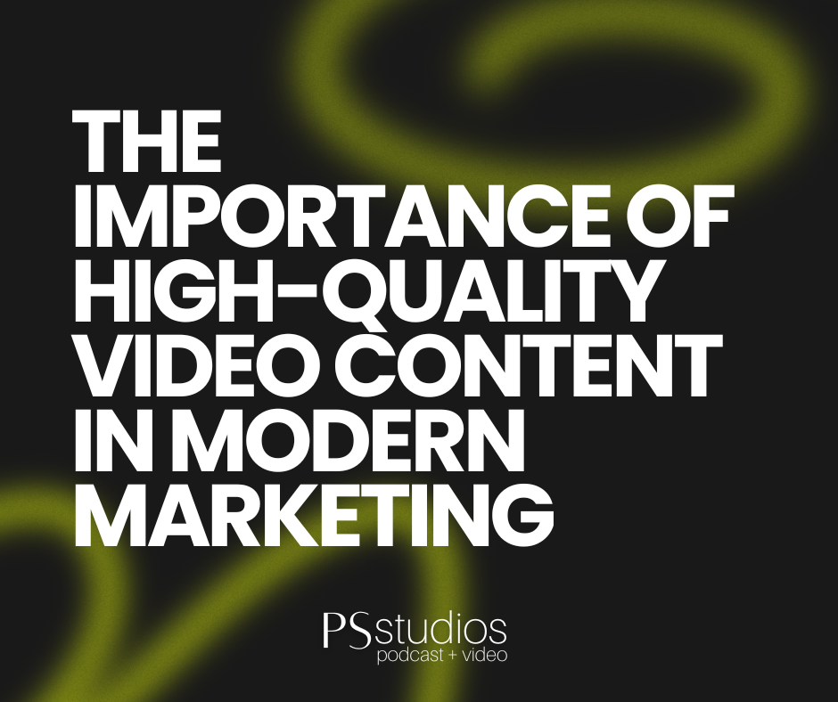 The Importance of High-Quality Video Content in Modern Marketing