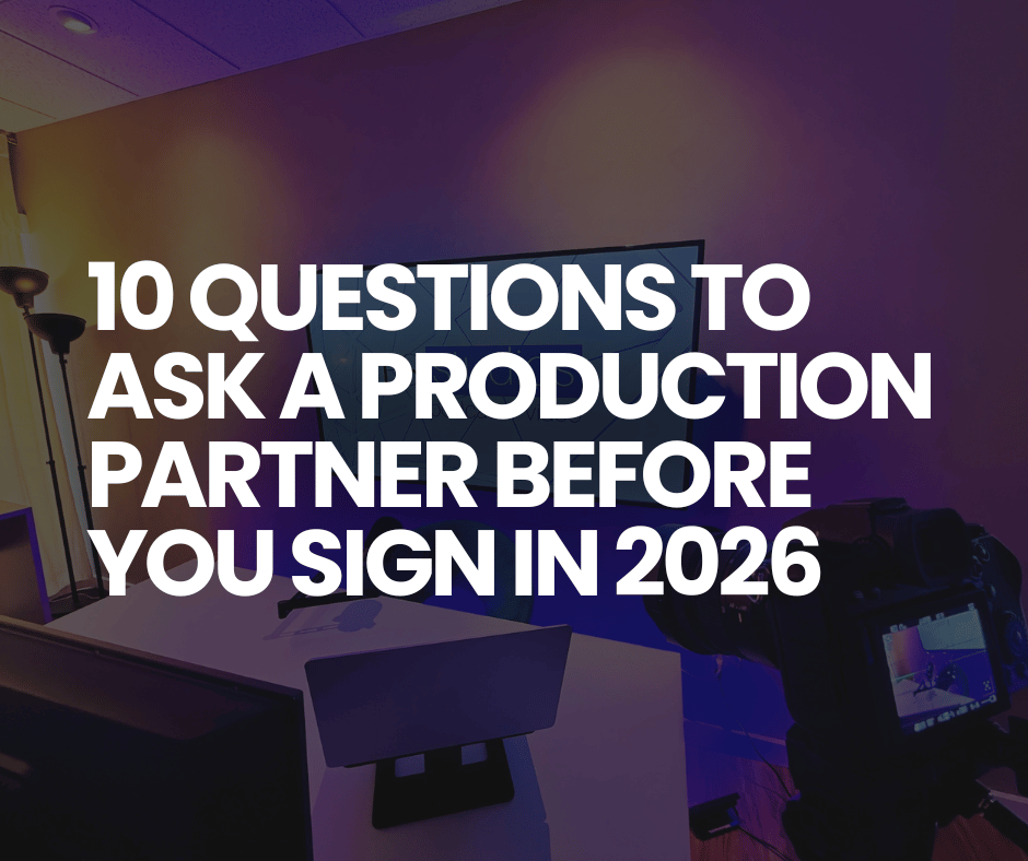 10 Questions to Ask a Production Partner Before You Sign in 2026