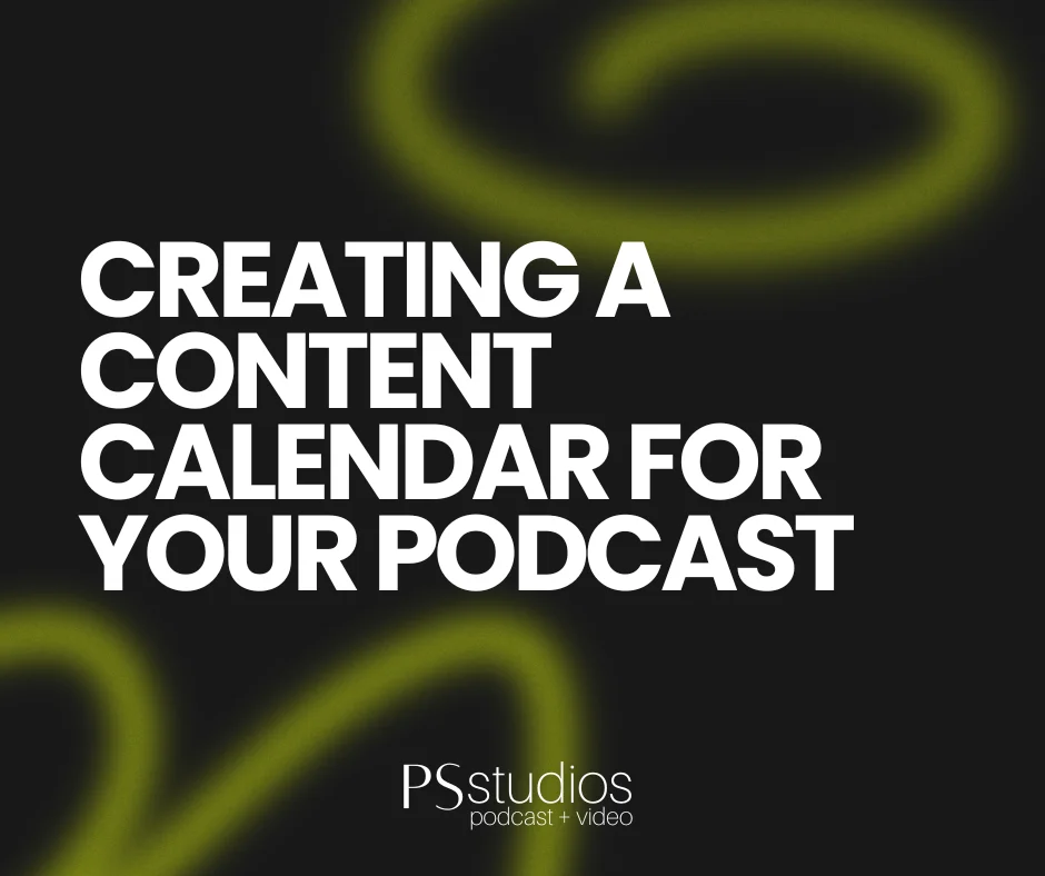 creating a content calendar for