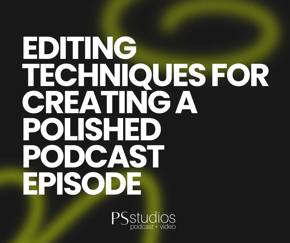 editing techniques for creating a