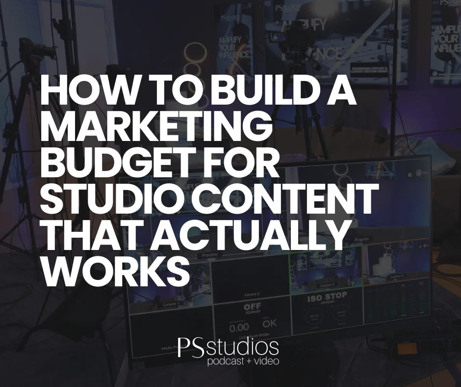 How to Build a Marketing Budget for Studio Content That Actually Works