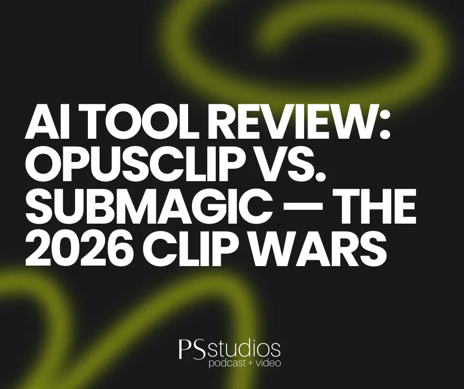 AI Tool Review OpusClip vs. Submagic — The 2026 Clip Wars